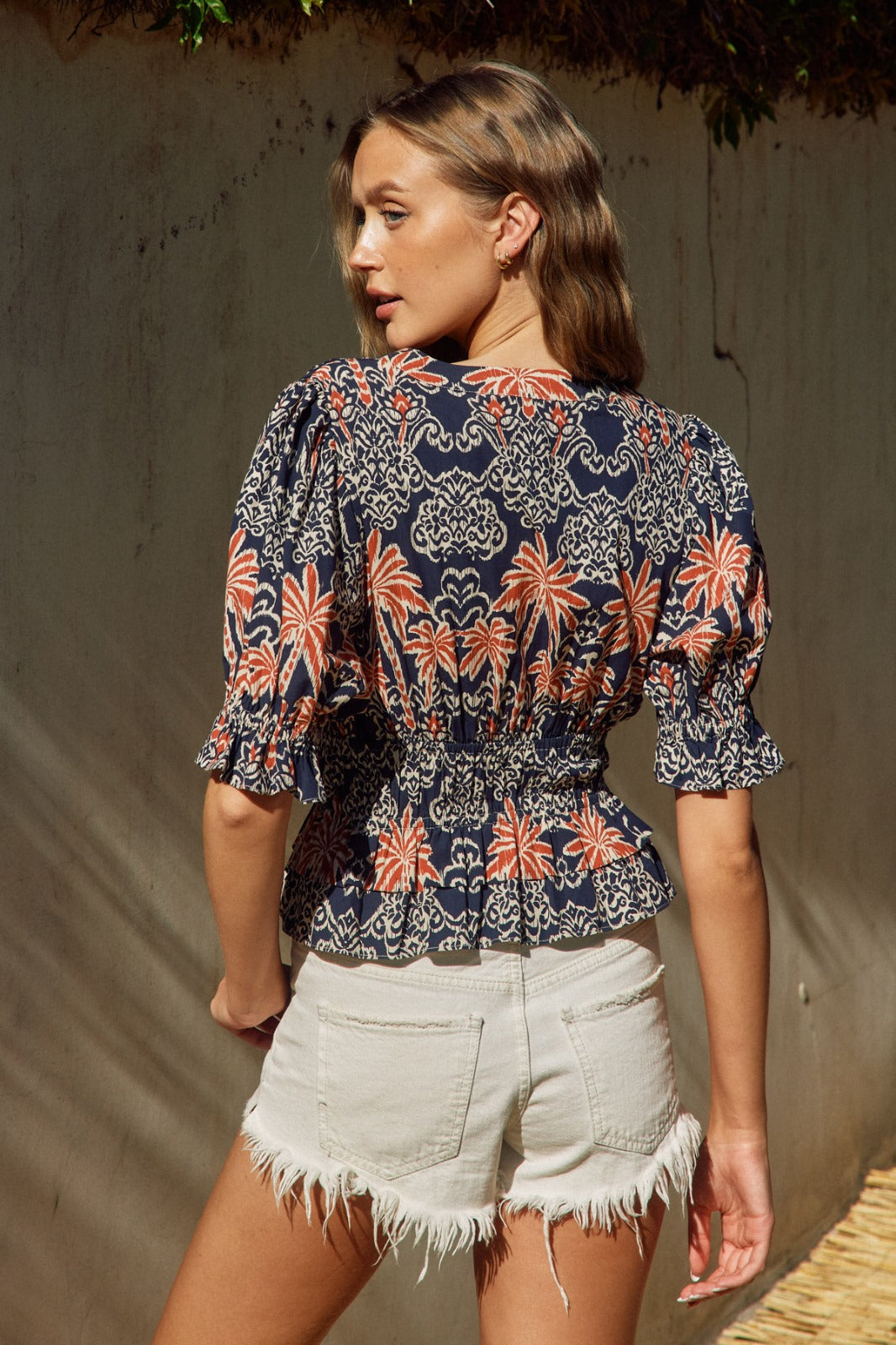 Palm Tree Blouse