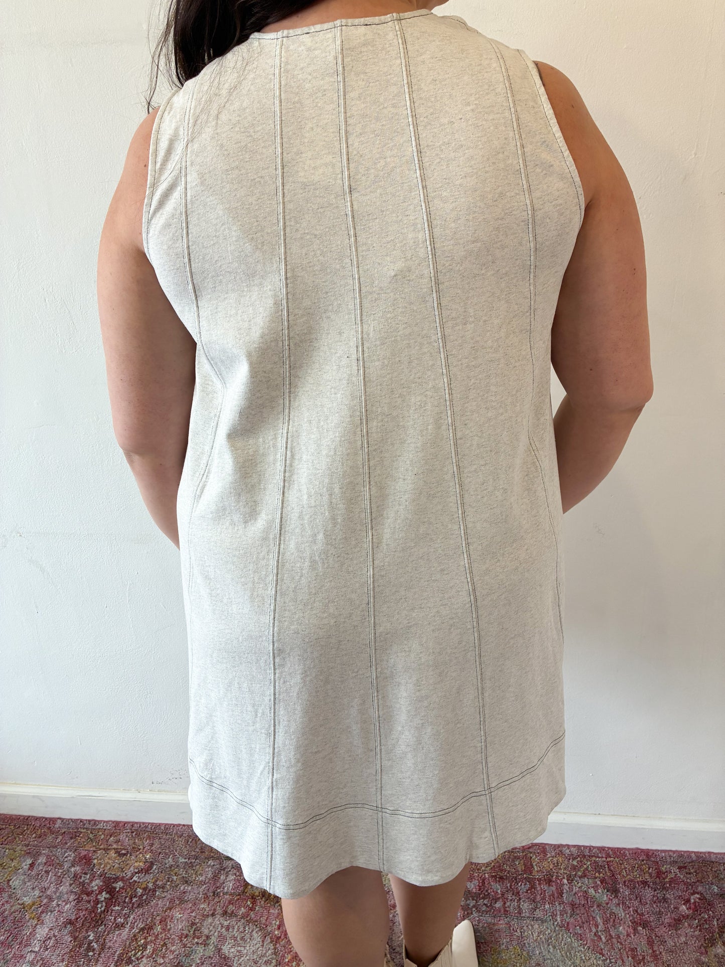 Heather Grey Swing Dress (S to 3X)