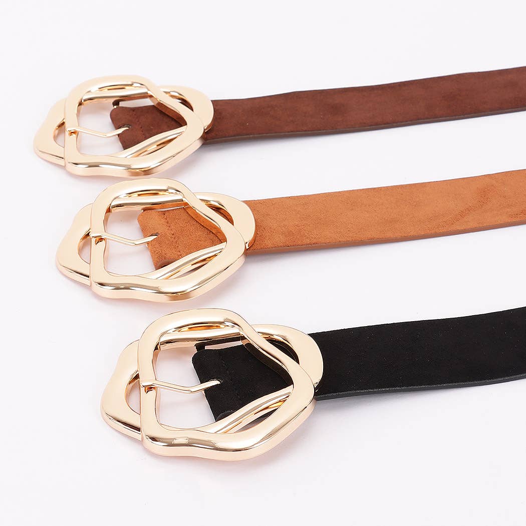 Unique Twisted Buckle Belt