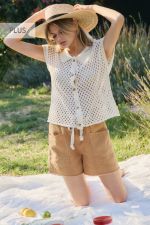 Washed Twill Shorts w/Oversized Pockets