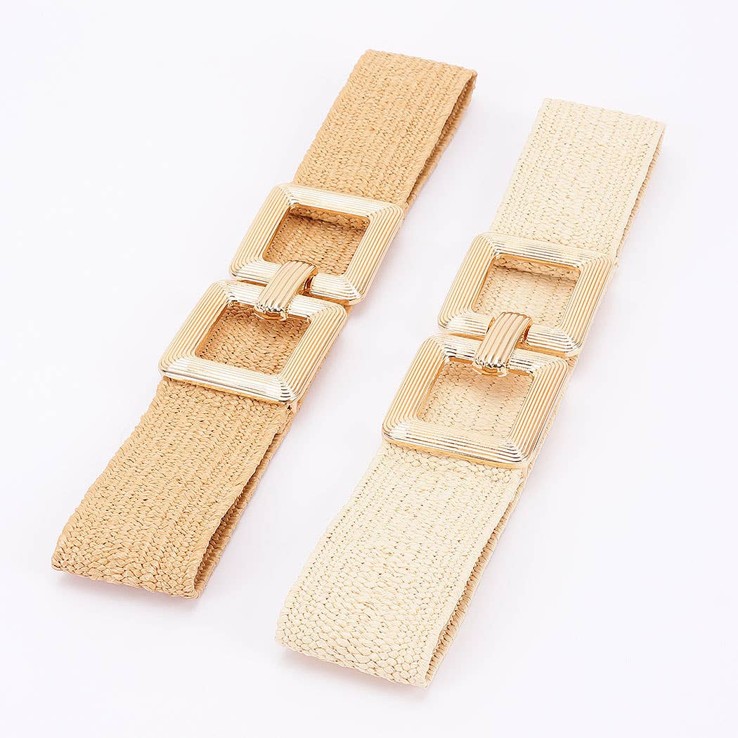 Metal Buckle Elastic Belt