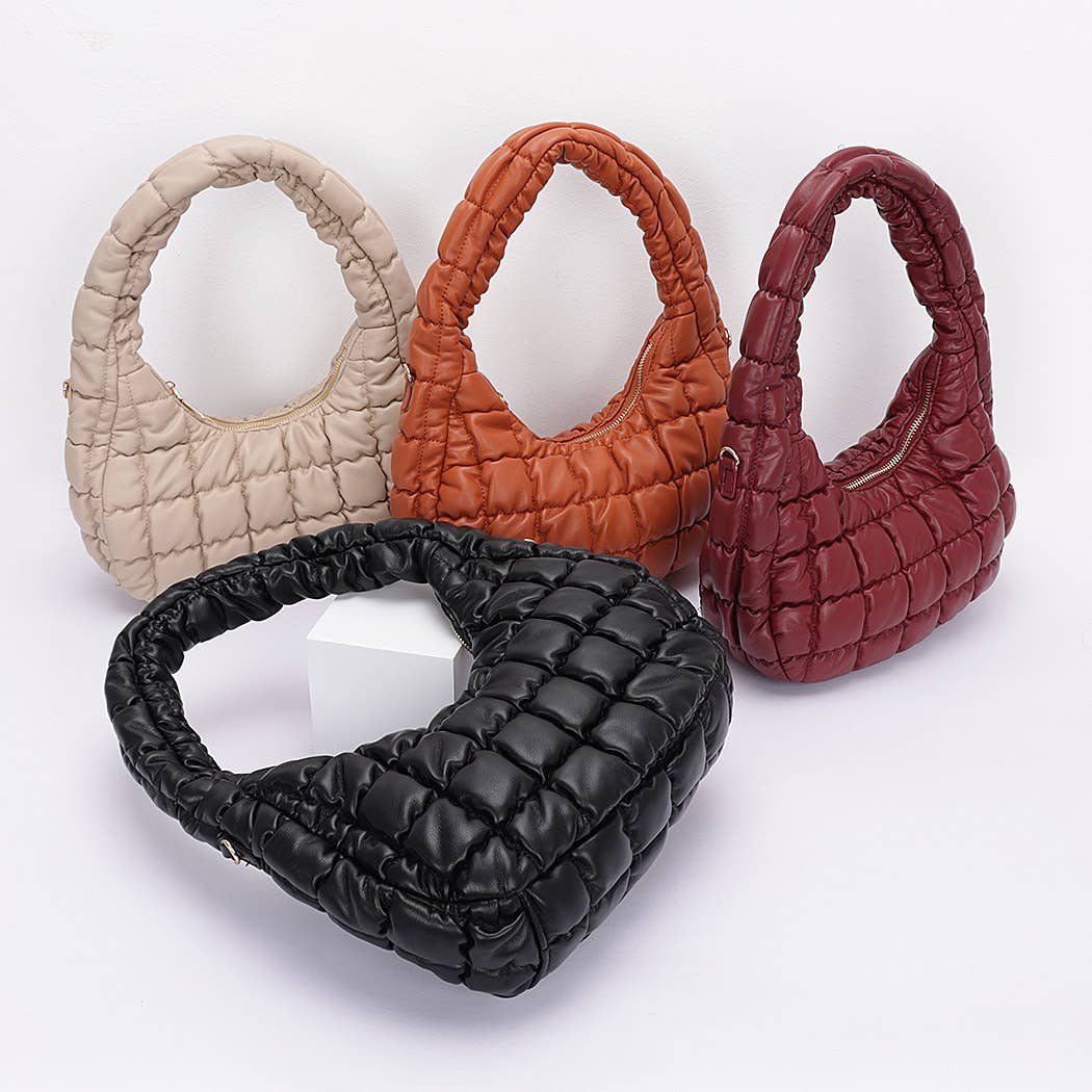 Quilted Hobo Bag
