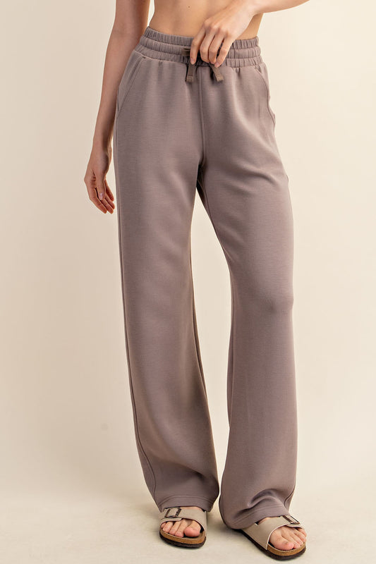 Modal Scuba Straight Pants