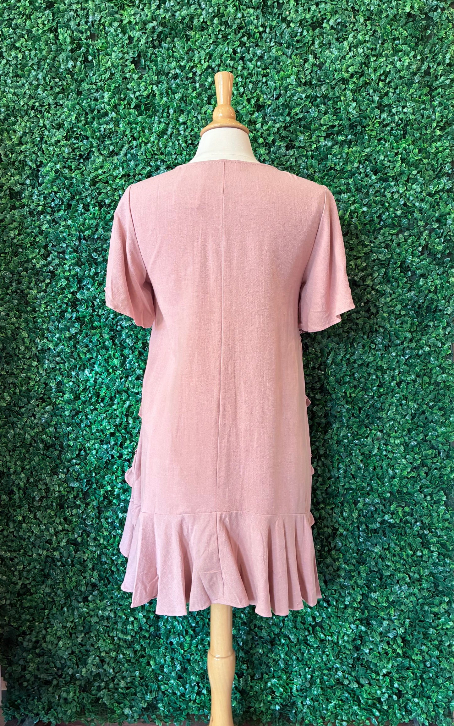 Short Sleeve Mini Dress (S to 3X)