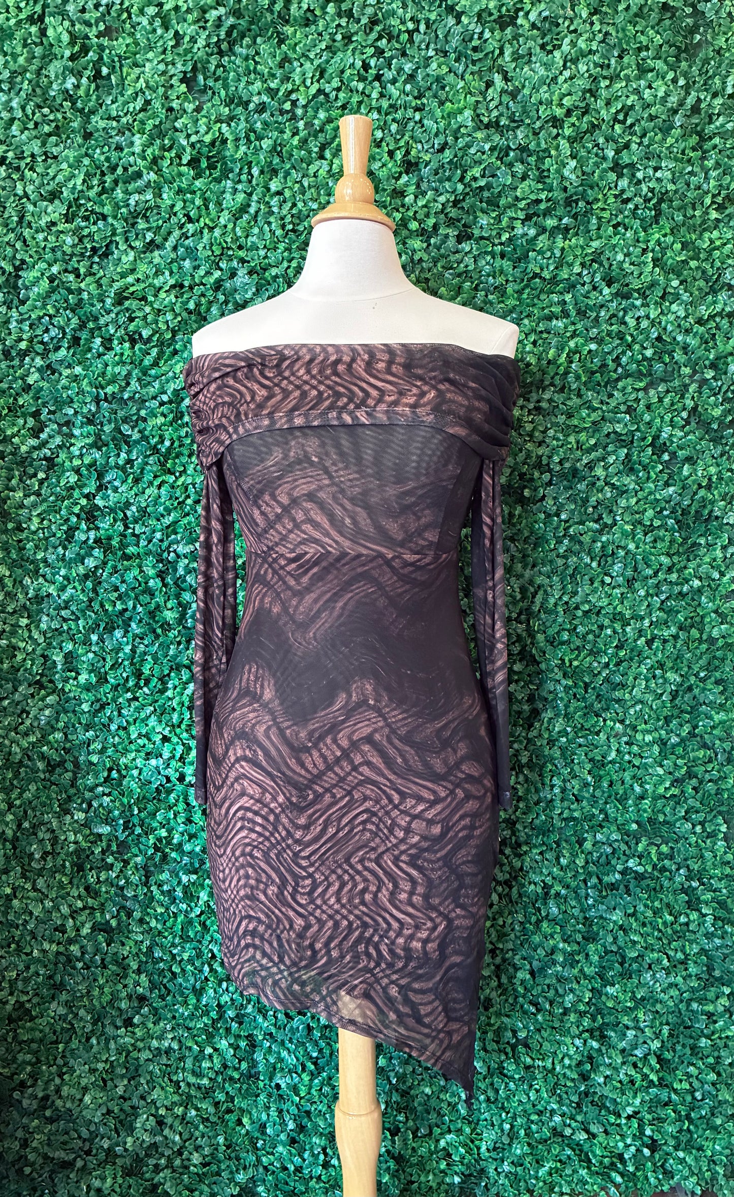 Ava Asymmetrical Mini Dress (S to 5X)