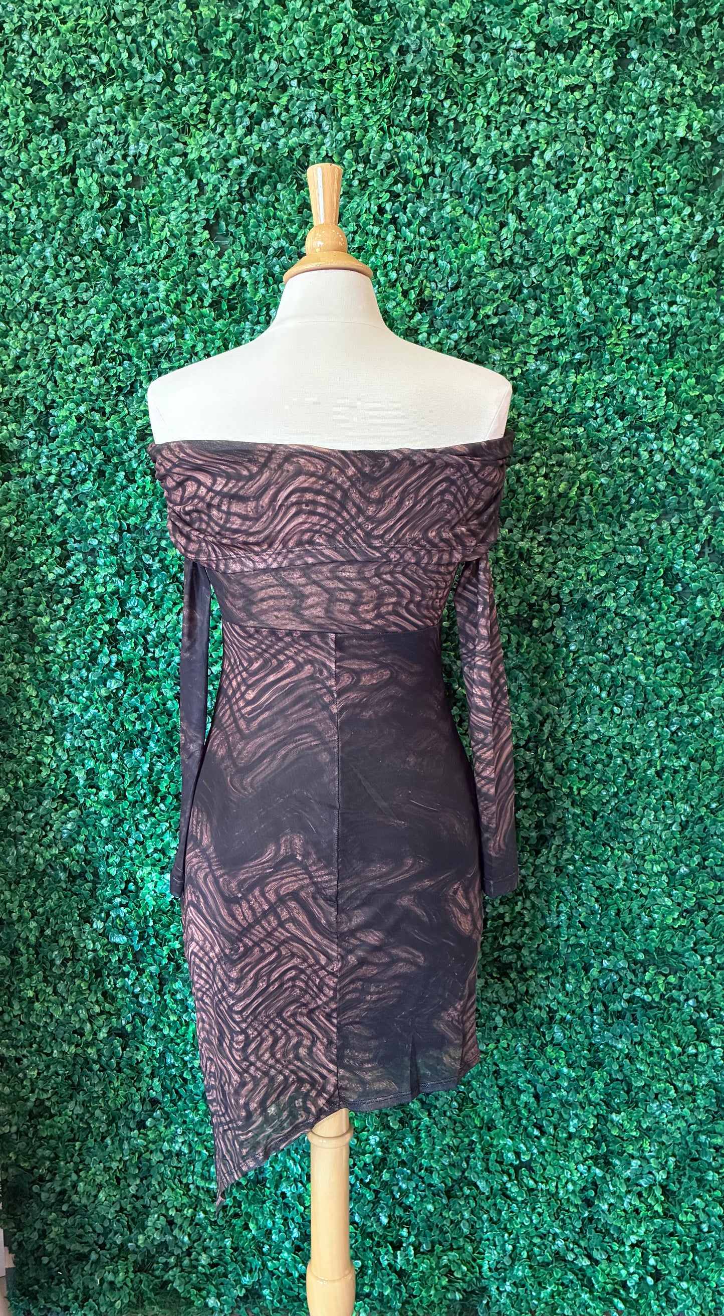 Ava Asymmetrical Mini Dress (S to 5X)