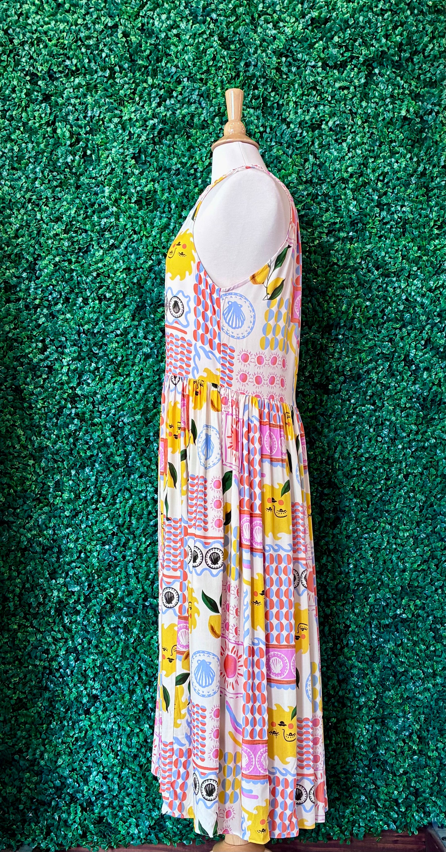 Halter Amalfi Coast Dress (S to 3X)