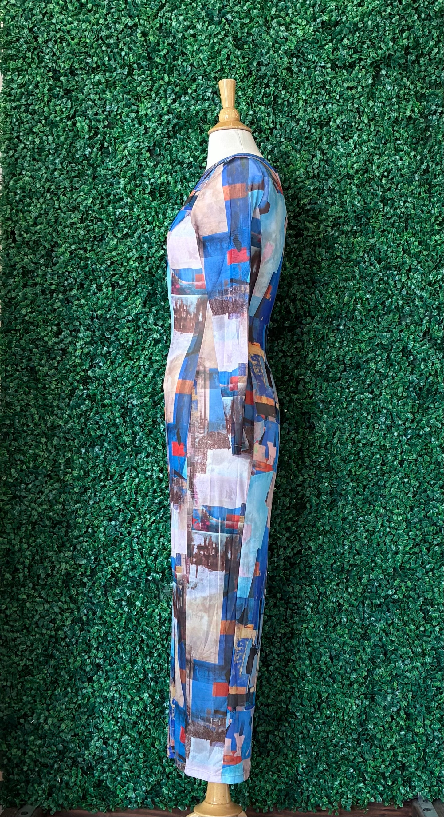 Florencia Mesh Maxi Dress