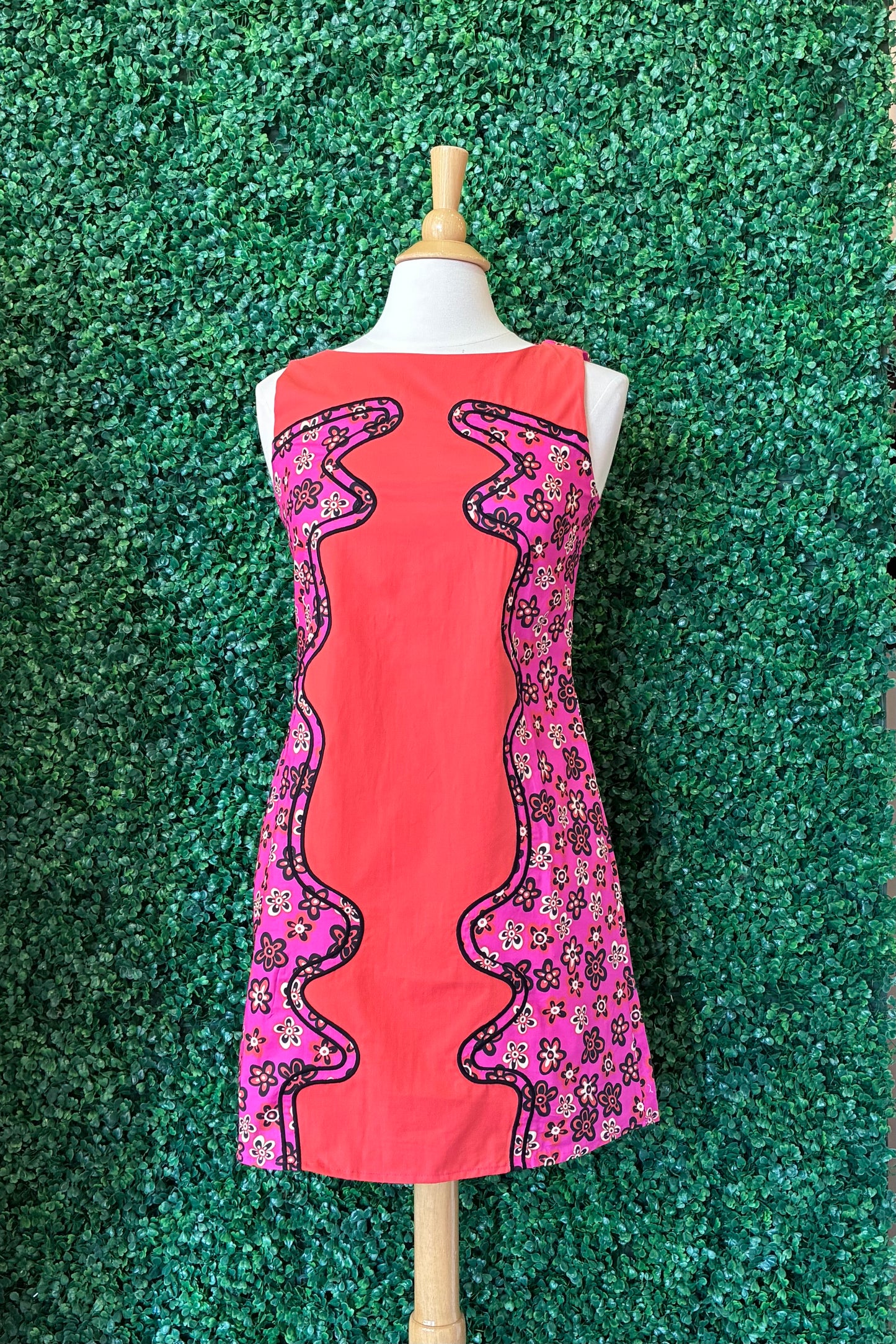Colorblock Sleeveless Mini Dress