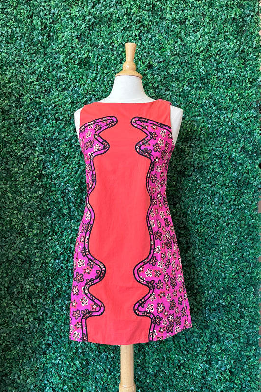 Colorblock Sleeveless Mini Dress