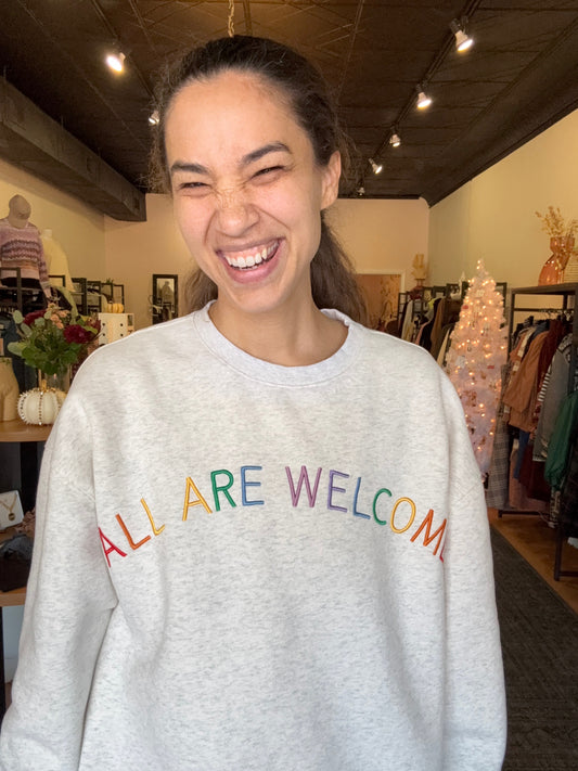All are Welcome Sweatshirt