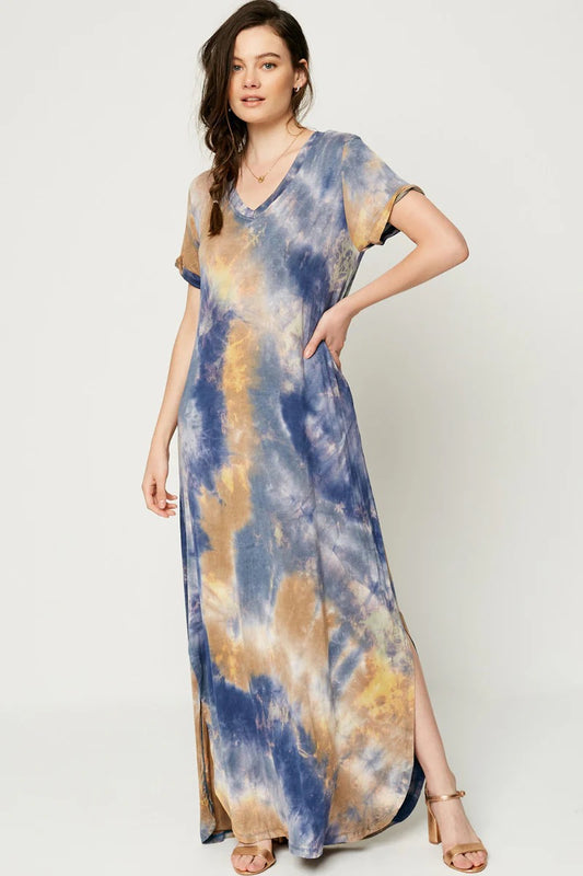 Tie Dye Maxi Dress