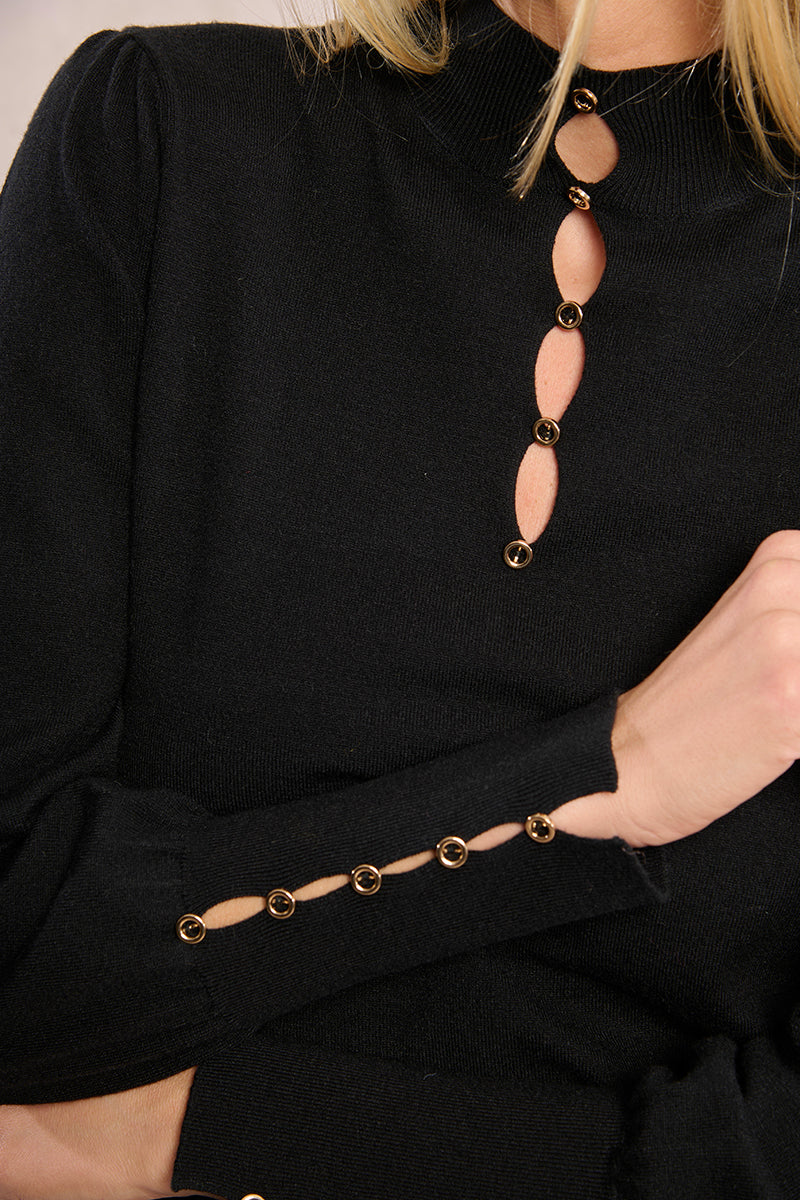 MB Open Detail Knitted Sweater