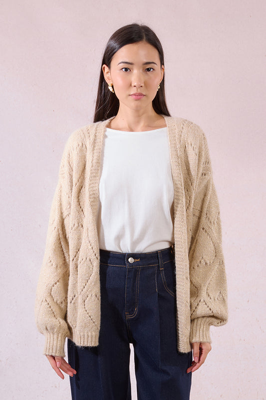 MB Heart Detail Cardigan