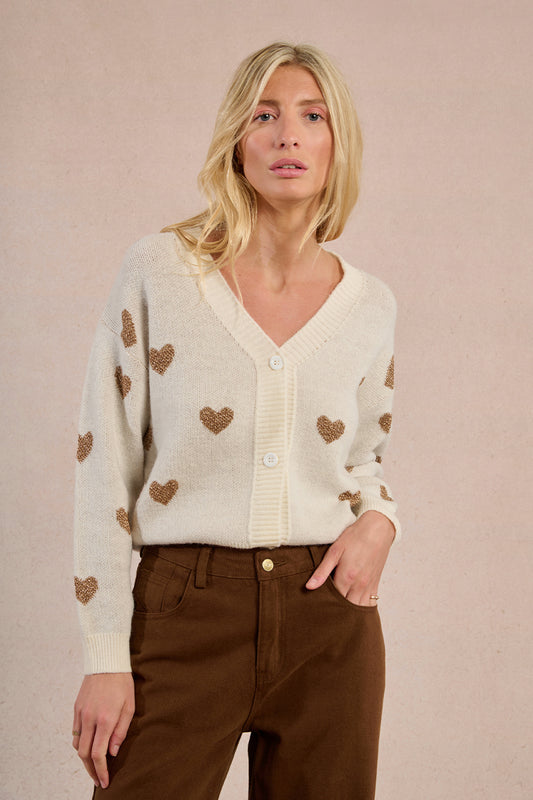 MB Mini Heart Cardigan