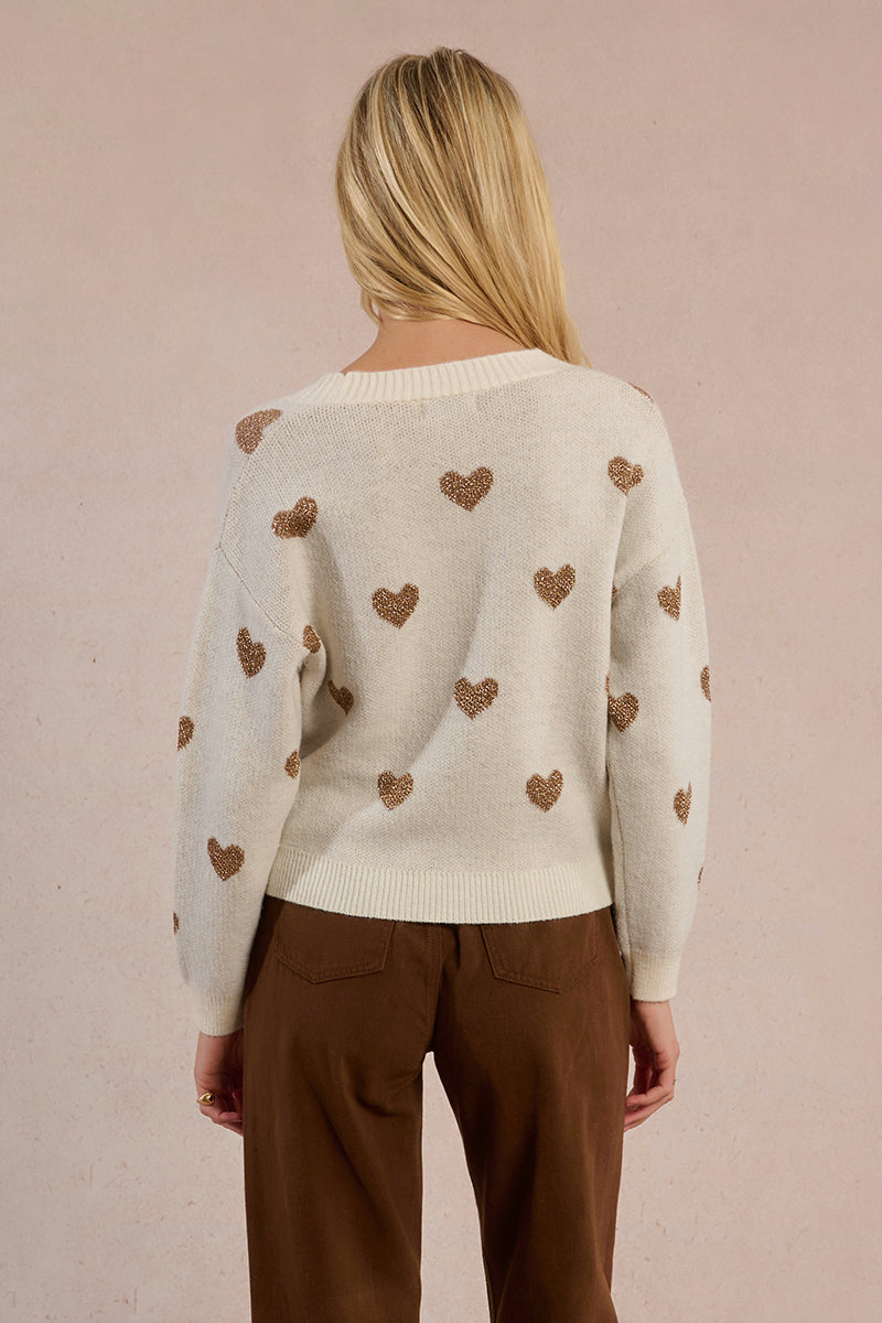 MB Mini Heart Cardigan