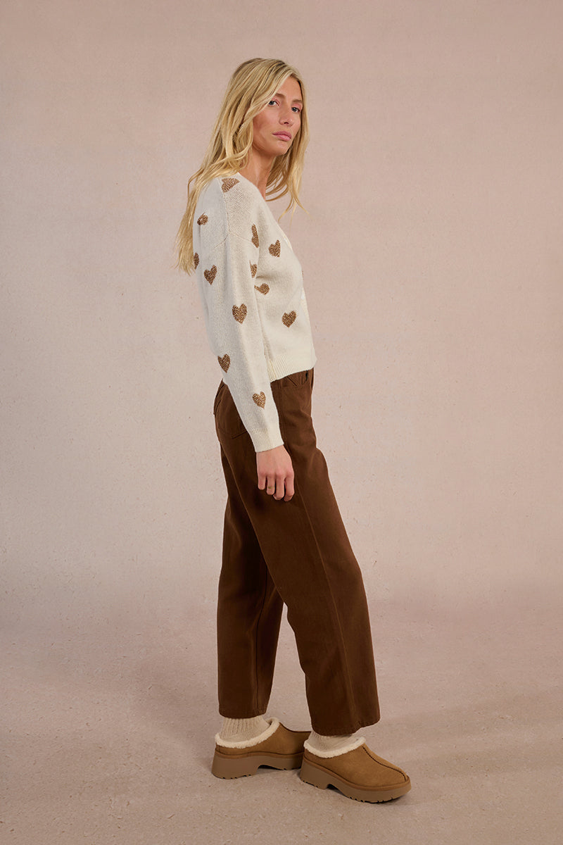 MB Mini Heart Cardigan