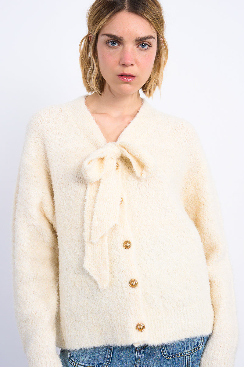 MB Bow Cardigan