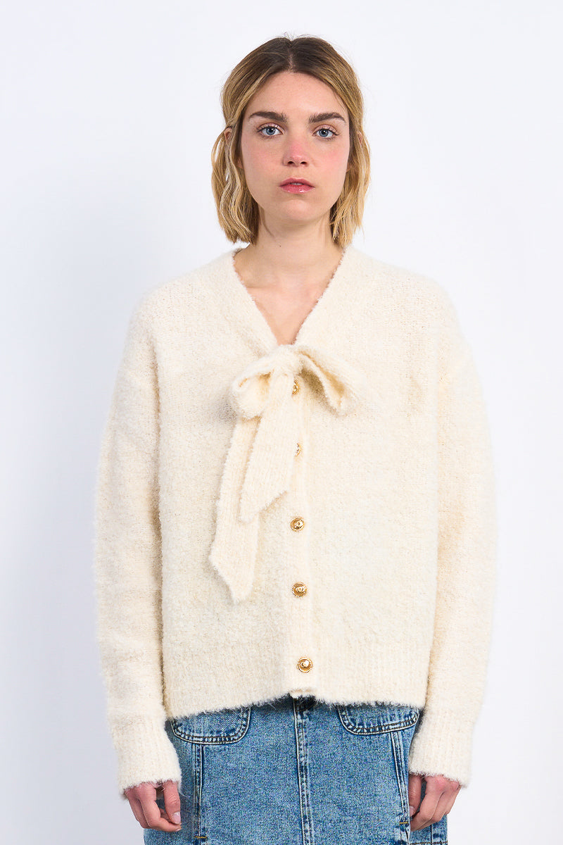 MB Bow Cardigan