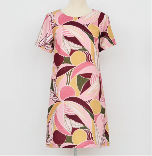 MB Short Sleeve Shift Dress