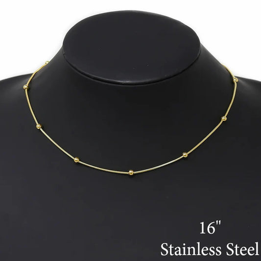 Satellite Chain Stainless Steel Necklace