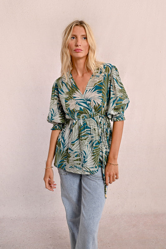 MB Palm Blouse