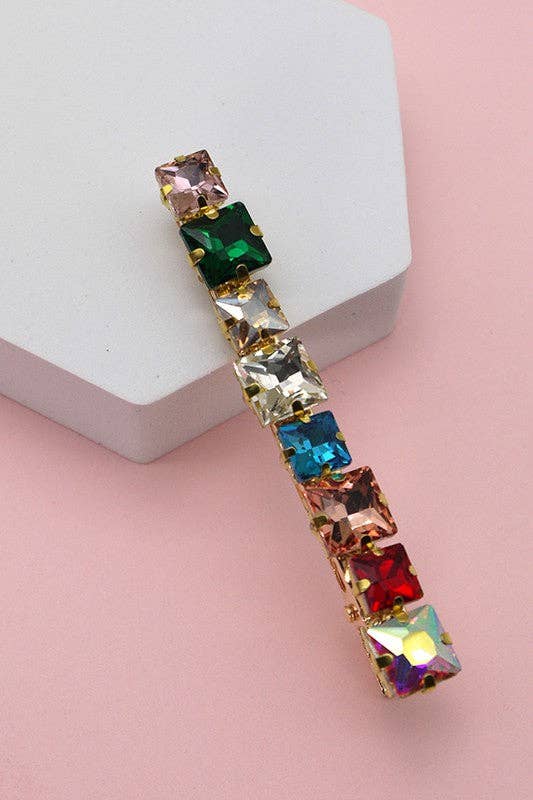 ACRYLIC BEAD HAIR CLIPS