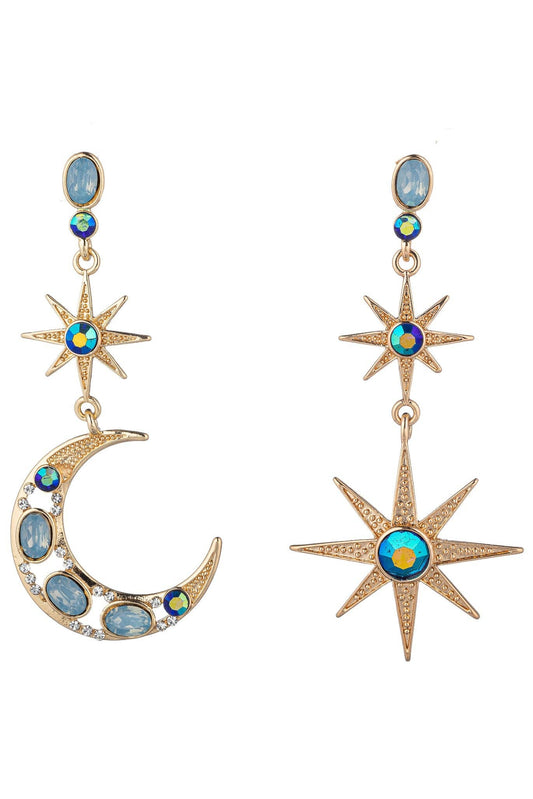 Start and Sun Statement Earrings