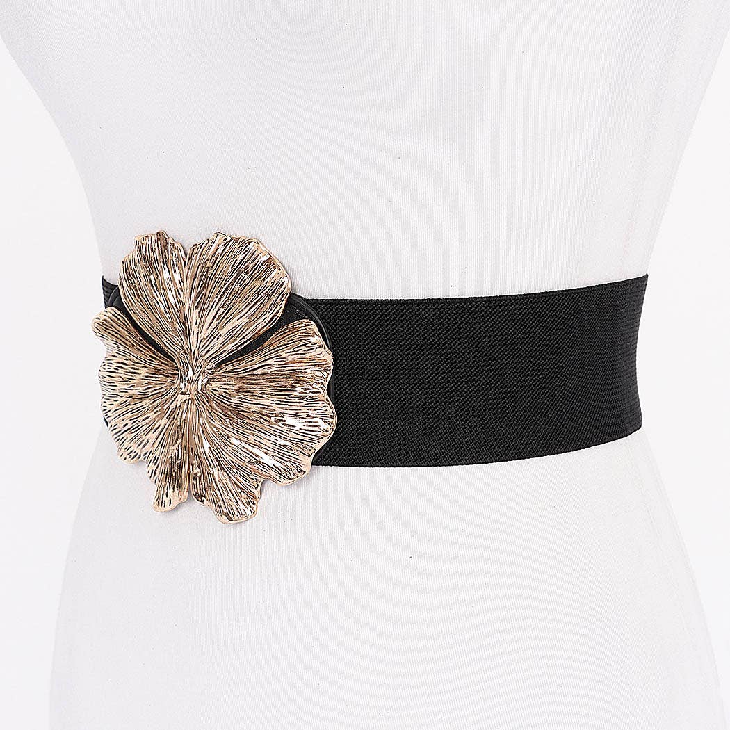 Metal Buckle Elastic Belt
