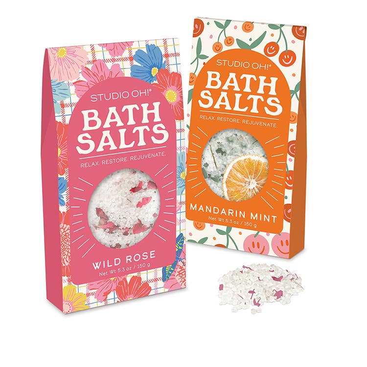 Plaid Blossoms Scented Bath Salts