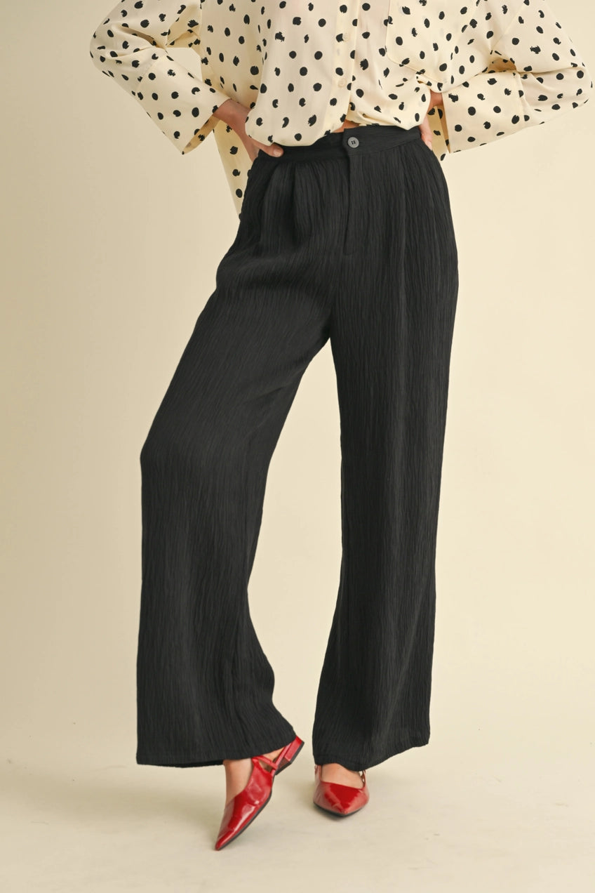 Shimmer Black Peat Pant