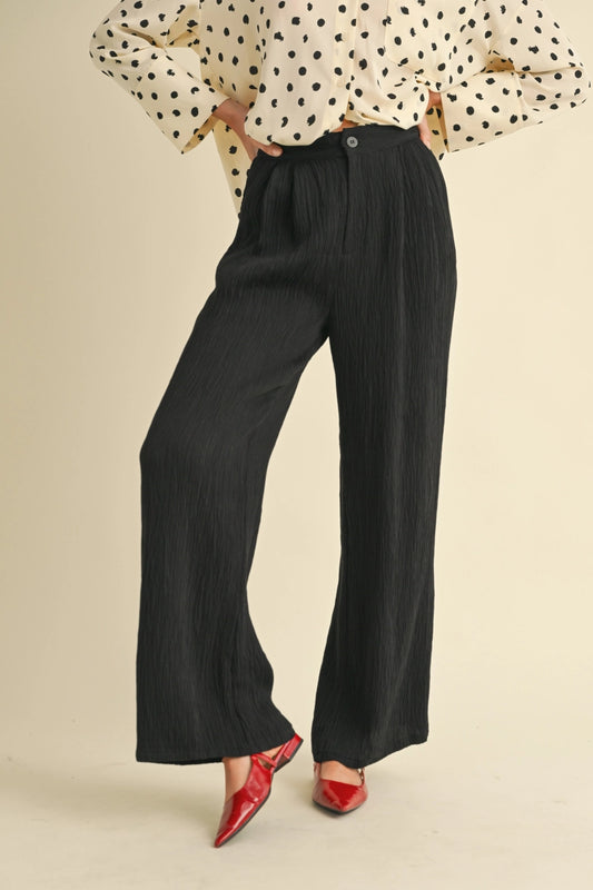 Shimmer Black Peat Pant