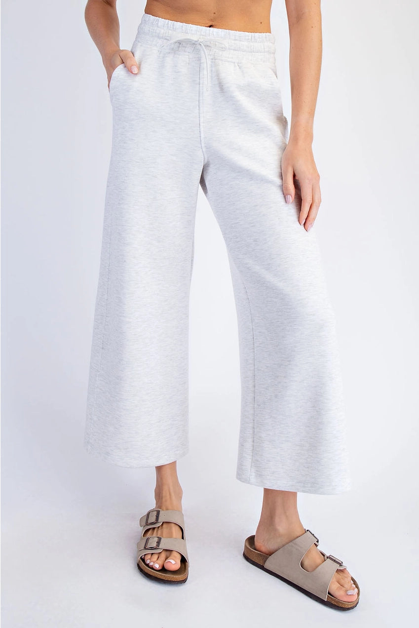 Modal Poly Cropped Wide Pant (S to 3X)