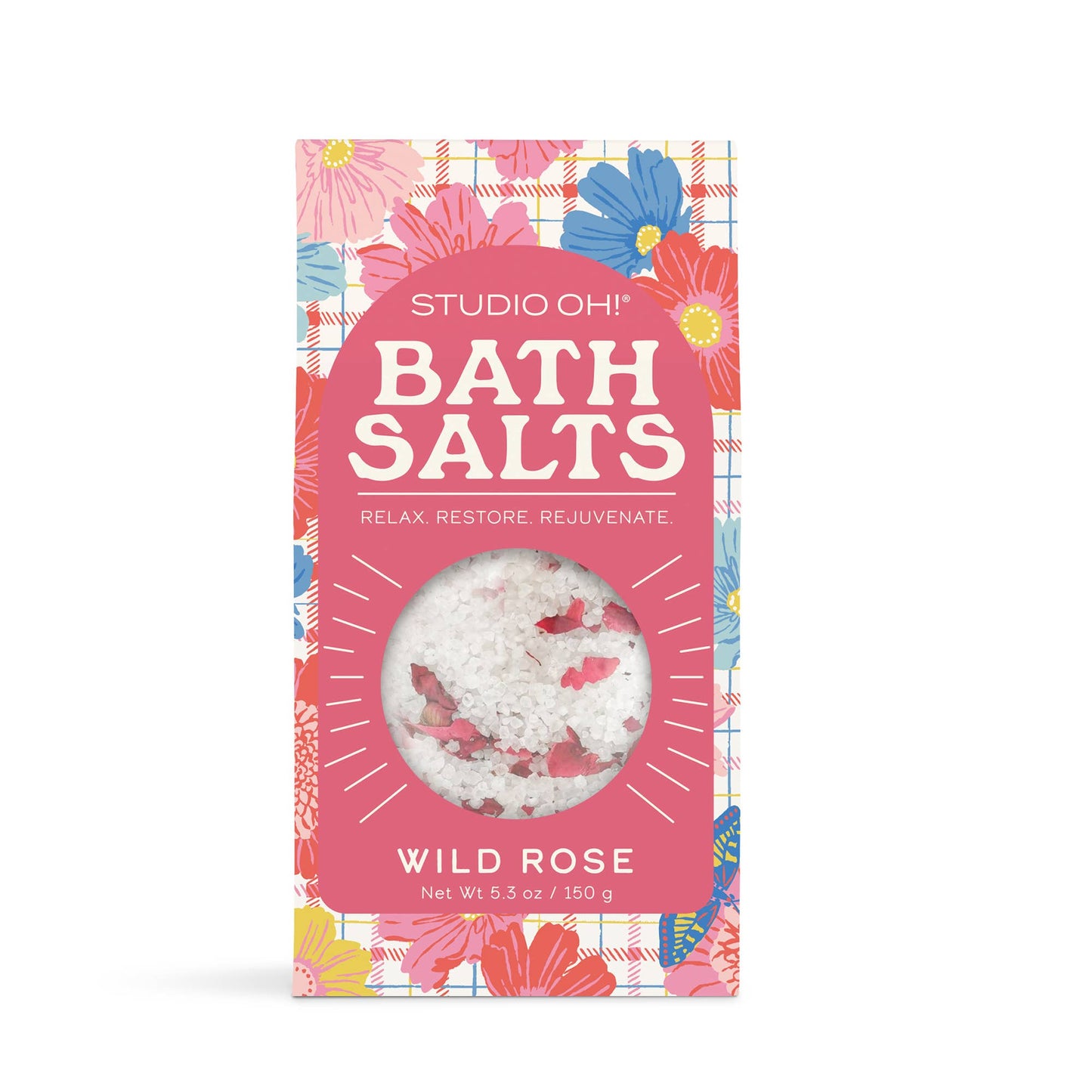 Plaid Blossoms Scented Bath Salts