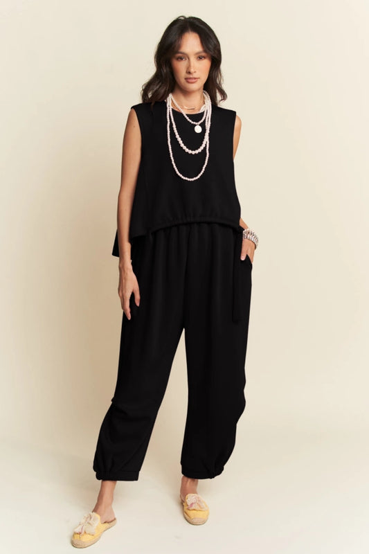 Short Sleeve Ribbon Sweat Top
