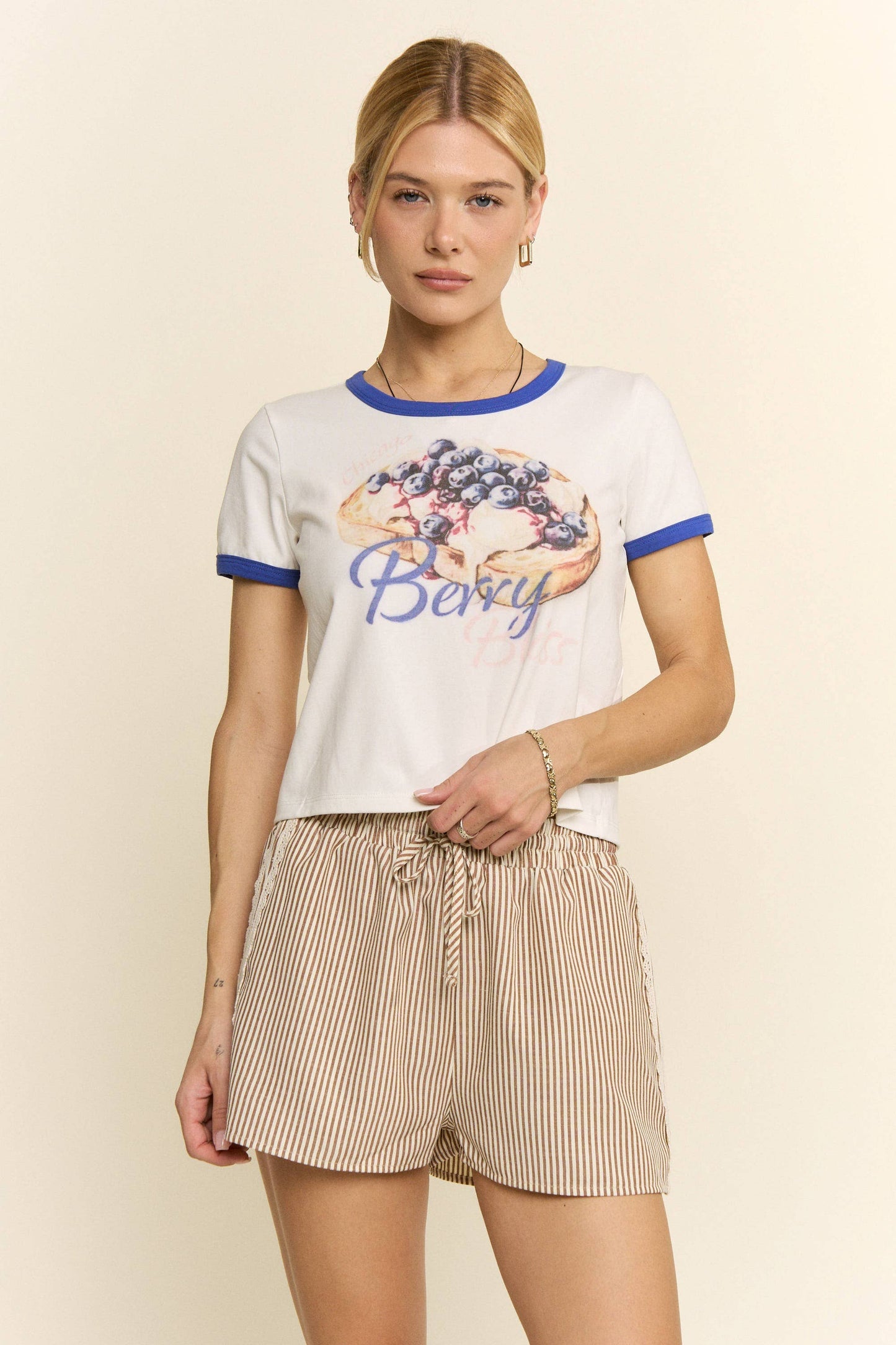 Elastic Waist Casual Shorts (S to 3X)