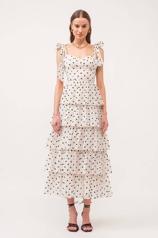 Polka Dot Midi Dress