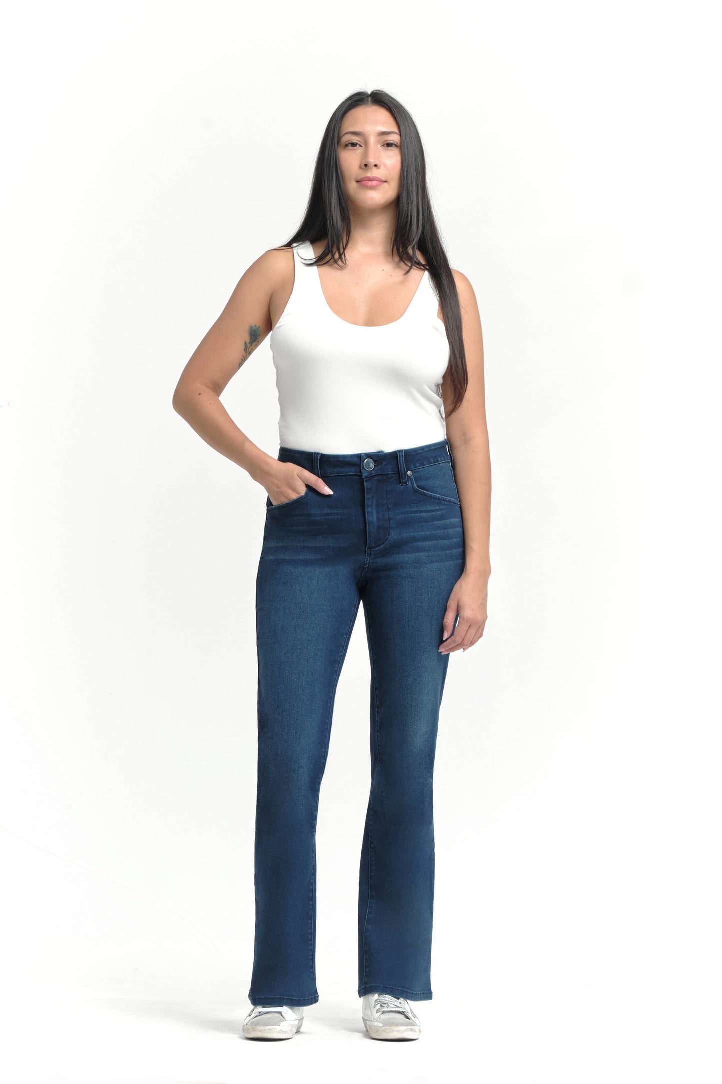 30" Better Butter Slim Boot Jean in Belle