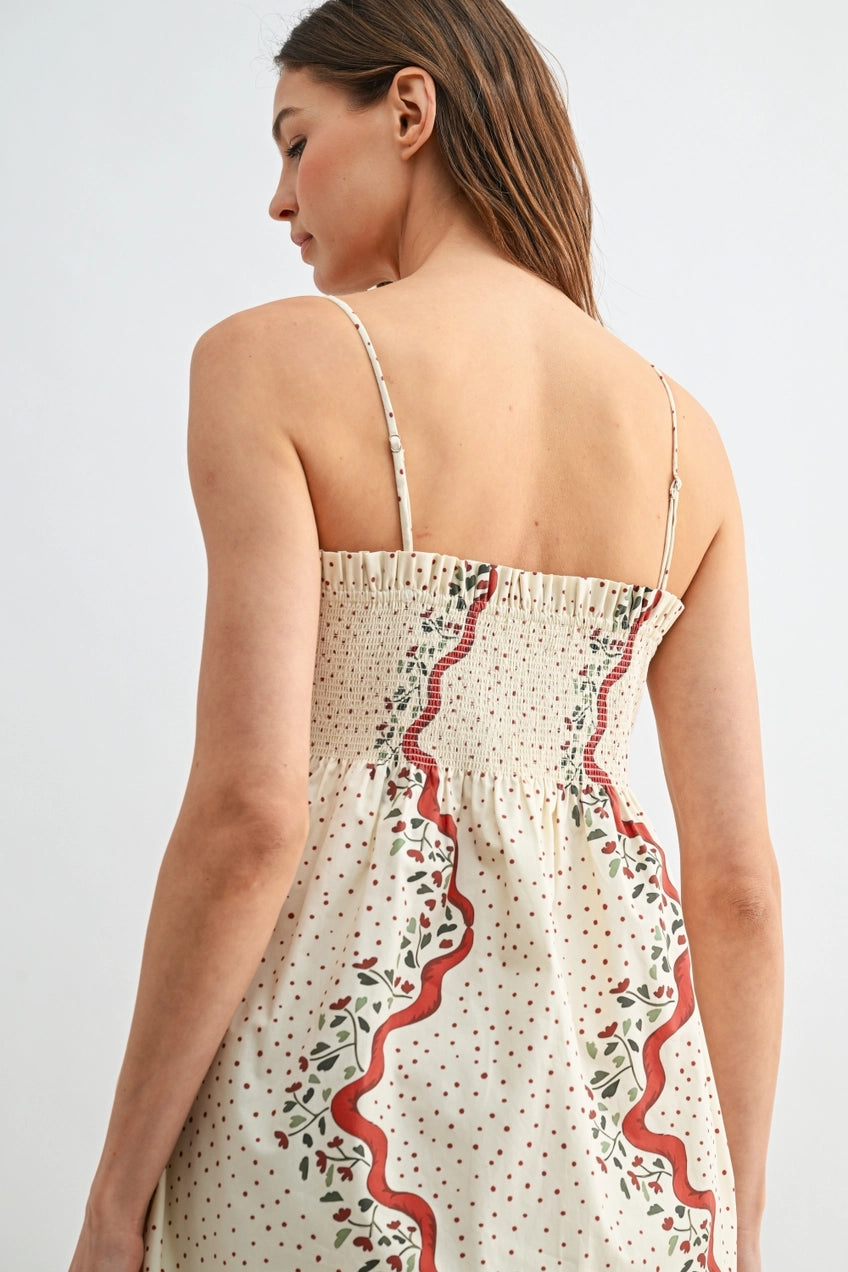 Smocked Cami Mini Summer Dress