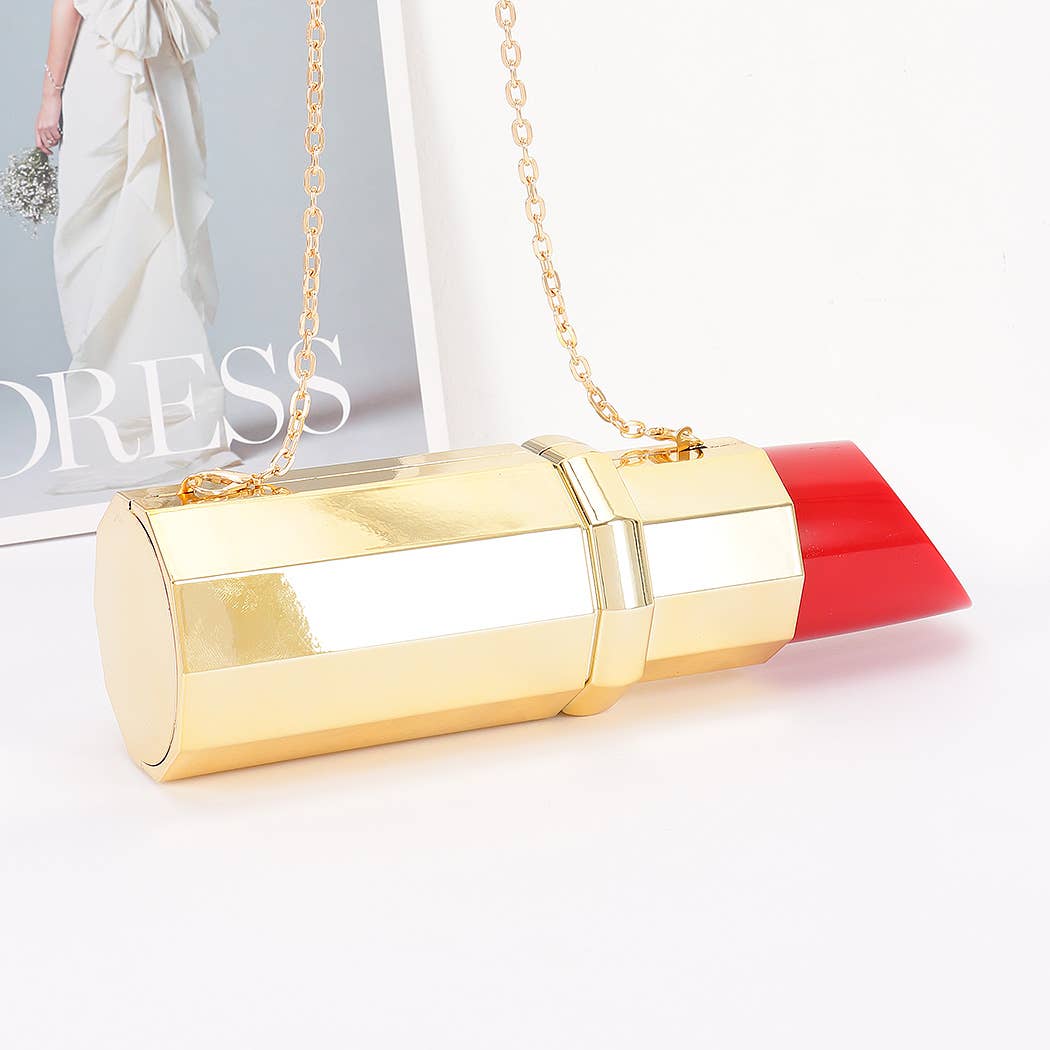 Metallic Acrylic Clutch