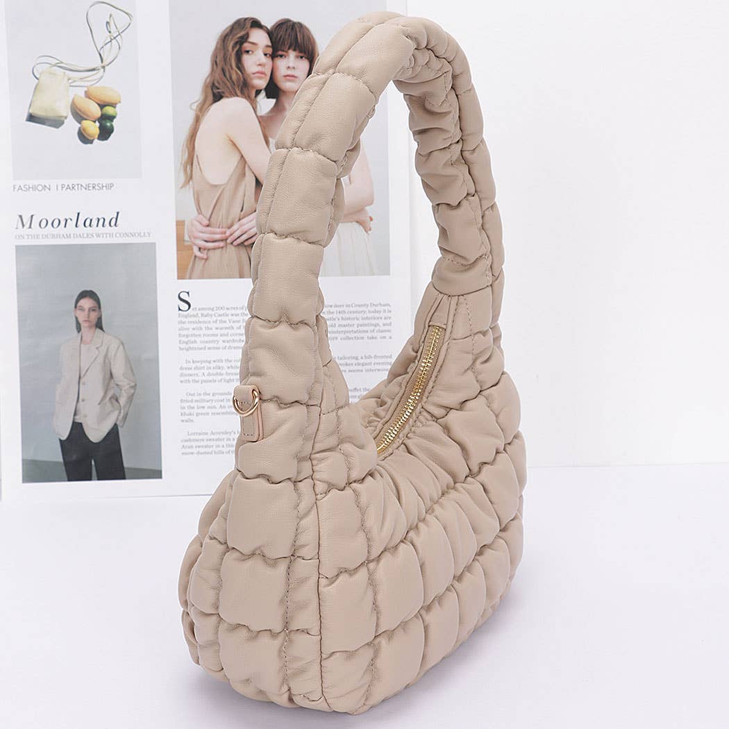 Quilted Hobo Bag