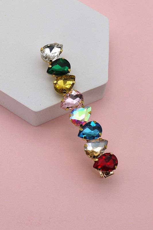 ACRYLIC BEAD HAIR CLIPS