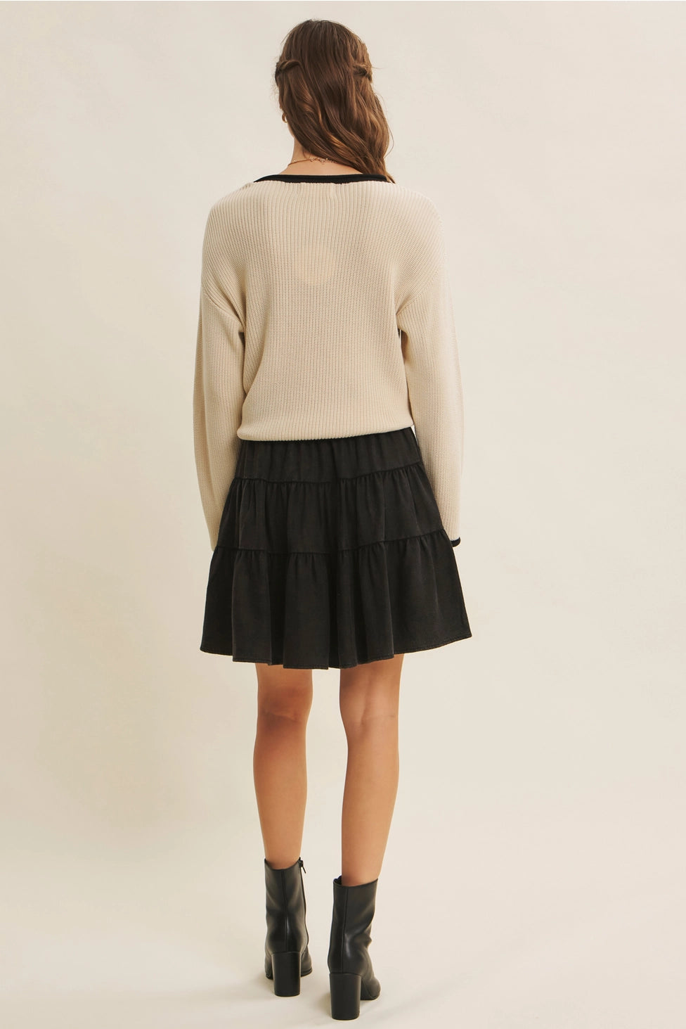 Relaxed Fit Pullover Sweater