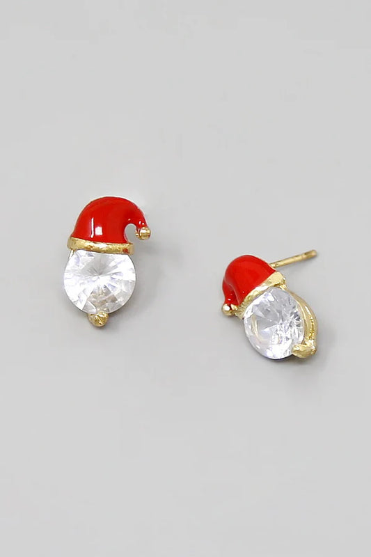 Christmas Santa Stud Earrings