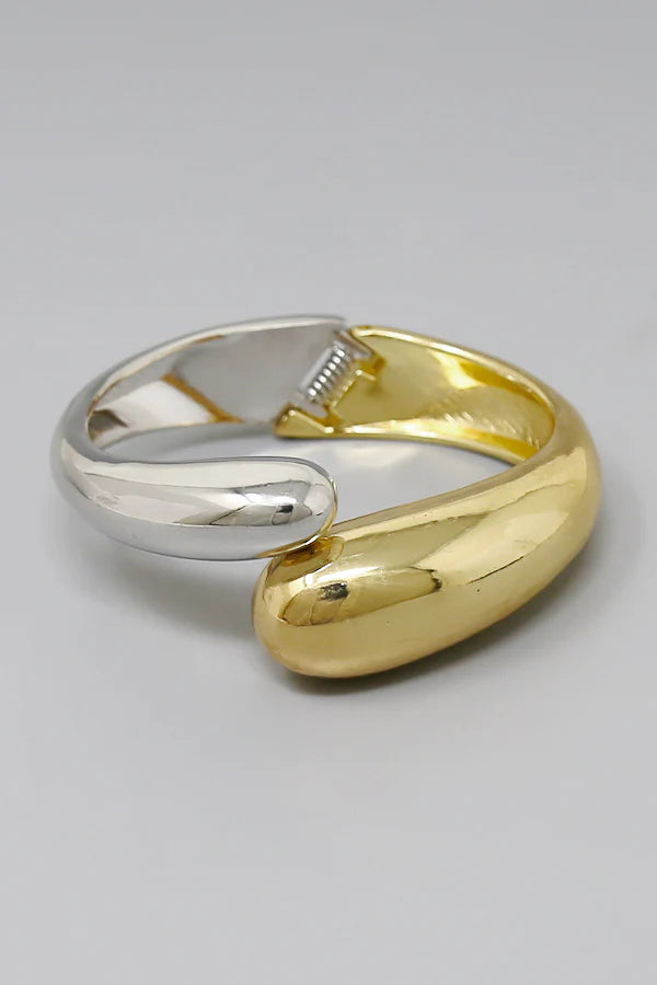 Teardrop Metal Cuff Bracelet